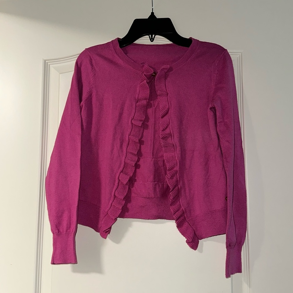 Purple/pink sweater with buttons from juicy couture